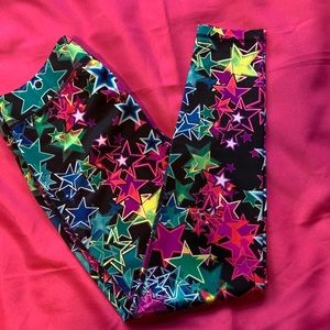 CLEARANCE Fila colorful stars compression leggings